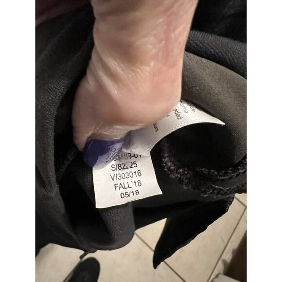 Athleta Gray Sienna Skinny Pants Straight Leg Knit Pants Sz 10T Career Business - Picture 9 of 9